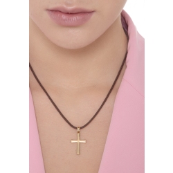 18k yellow gold cross pendant  2