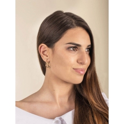 Moderne Creolen aus Gelbgold 18K 2