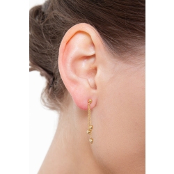 Boucles d’oreilles en or jaune 18k 2