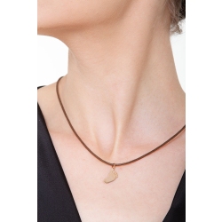 Pendentif petit pied en or rose 18k 2