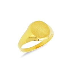 Herrenring 750er Gelbgold Siegelring 