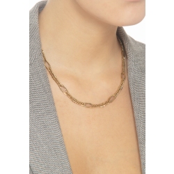 Collar en oro amarillo 18k con eslabones tipo groumette 2