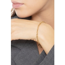 Bracciale a catena in oro giallo 18k. 2