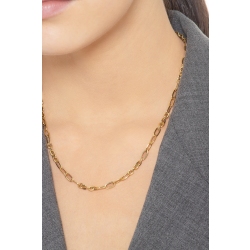 18k yellow gold paperclip chain 2
