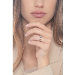 Peridot-Amethyst-Citrin Ring in Weißgold – Rainbow Kollektion 2