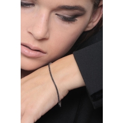 Pulsera Tennis en Oro 750 con Diamantes Negros 2