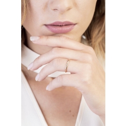 Alianza modelo Francesina en oro rosa 18k 2.20 mm 2