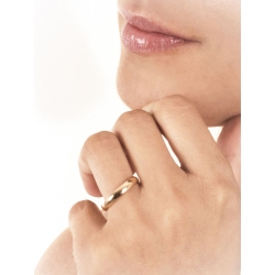 Classical Wedding ring  in 18k yellow gold 2