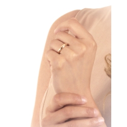 Classical Wedding ring in 18k yellow Gold 2