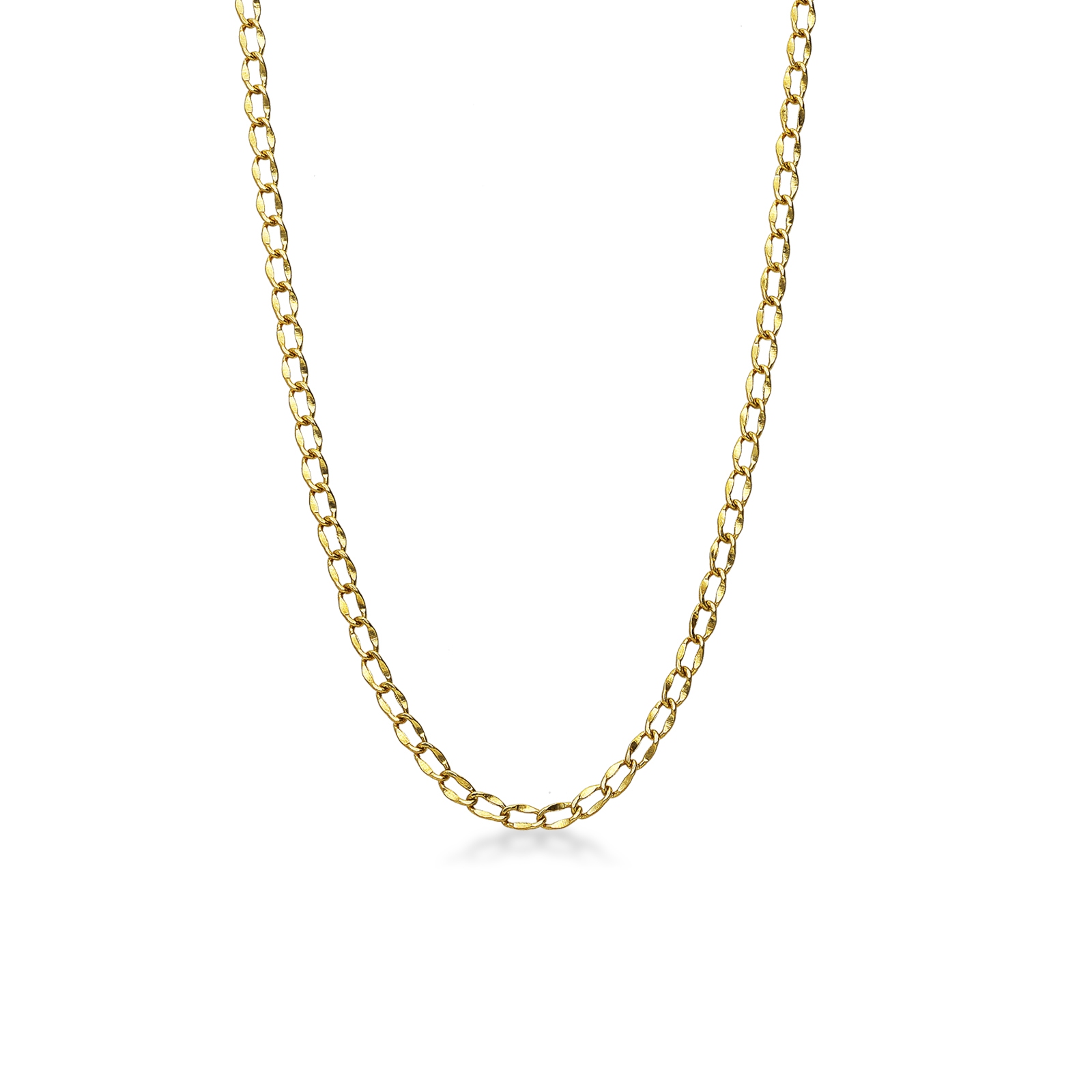 Collana Unisex In Oro Giallo 9 Carati (375), Eleganza Italiana, Confezione Regalo