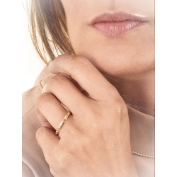 Alianza de boda modelo Rosario Oro Amarillo 18k 2