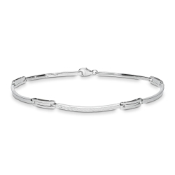 Bracelet pour homme en or blanc 18k