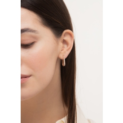 Rose gold and diamond earrings 2