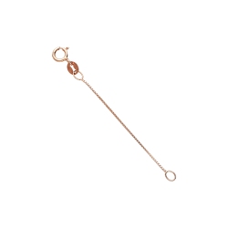 Estensione di 5 cm per collana in oro rosa 18k