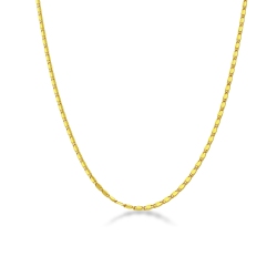 Gelbgold 18K Halskette, 50 cm