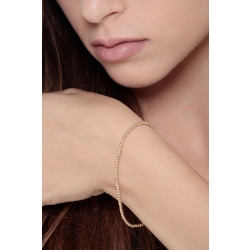 Pulsera design  en oro amarillo diamantado de 18k 2