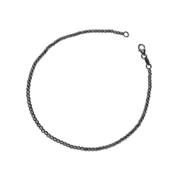 Bracelet femme en or brun 18k avec effet diamanté