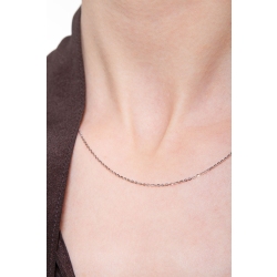 Small Necklace 18k White Gold cm 45 2