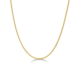 Chaîne maille en épi en or jaune 18 carats