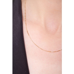 Venetian chain in 18k yellow gold, 45 cm 2