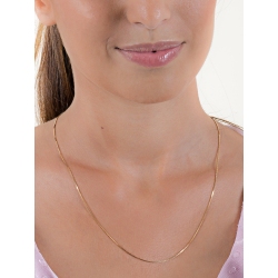 Collar veneciano en oro amarillo de 18k 50 cm 2