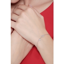 Armband Damen mit Herz aus Diamanten 2