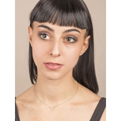 Buchstaben Halskette A Weißgold Diamanten 2