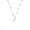 Small letter J pendant with diamonds 