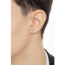 Herren einzelner Ohrstecker mit Diamant, 0,15 kt 2