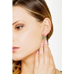 Branches earrings with emeralds and diamonds 2