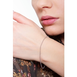 Bracelet 18k White Gold with Chain 2