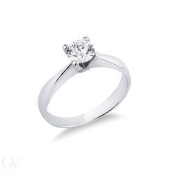 Solitaire setting four prongs 2