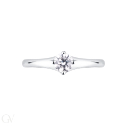 Four prong solitaire setting
