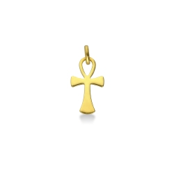 18k yellow gold akh pendant