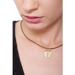 Pendentif Coeur Sécable Or Jaune 18K 2