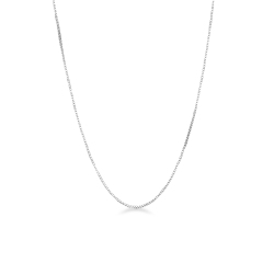 Cadena veneciana oro blanco de 18 kilates