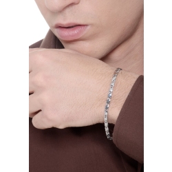 Bracelet 18k White Gold with segments 2
