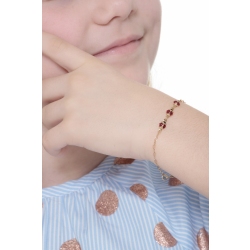 Bracelet 18k Gold with ladybugs 2