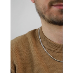 Groumette in 18k white gold, 50 cm  2