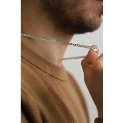 18k white gold iced out chain 2