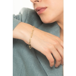 750 yellow gold iced out bracelet 2