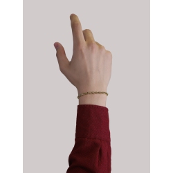 18k yellow gold bracelet for man 2