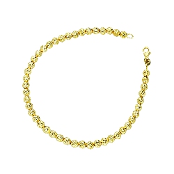 Pulsera en oro amarillo de 18k 