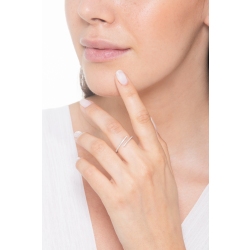 Designer Ring TOI ET MOI aus Weißgold 18K mit Brillanten 2