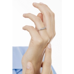 Weißgold Ring mit 5 Diamanten 0,40 Karat 2