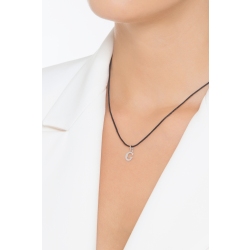 Pendentif avec initiale C Or blanc 18 kt 2