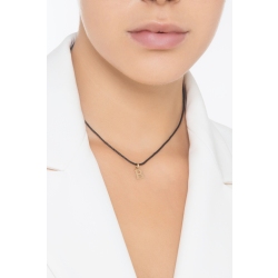 Pendant with initial letter B in uppercase in 18k yellow gold 2