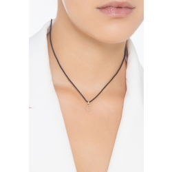 Pendant with initial letter C in uppercase in 18k yellow gold 2