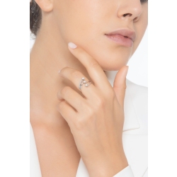 Trilogy diamond ring white gold 18k 2