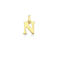 Pendentif avec lettre initiale N